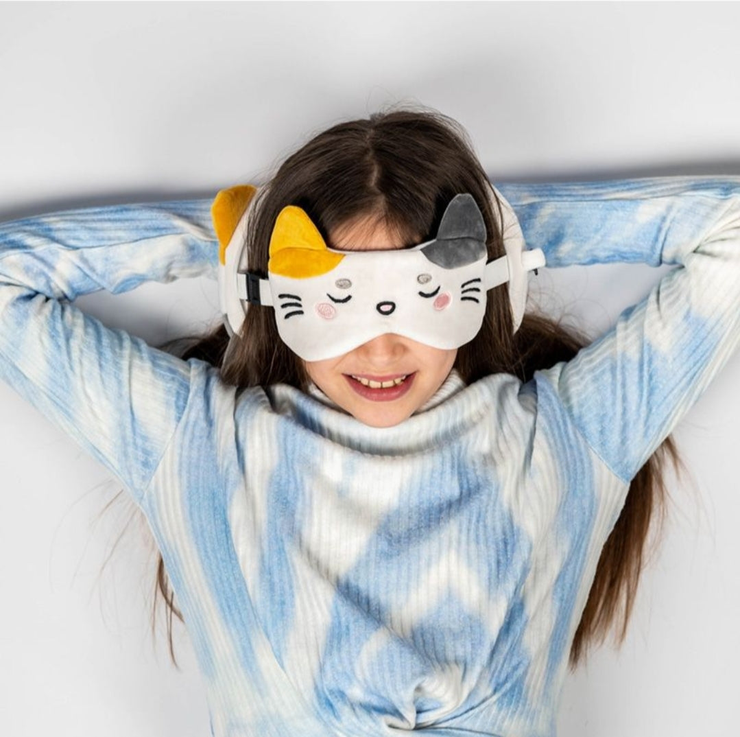 Almofada de Viagem e Máscara para Dormir - Lola a Gata