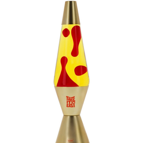 Candeeiro Lava Dourado Legami