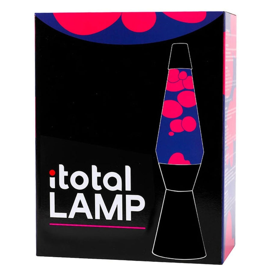 Candeeiro Lava Preto com Roxo