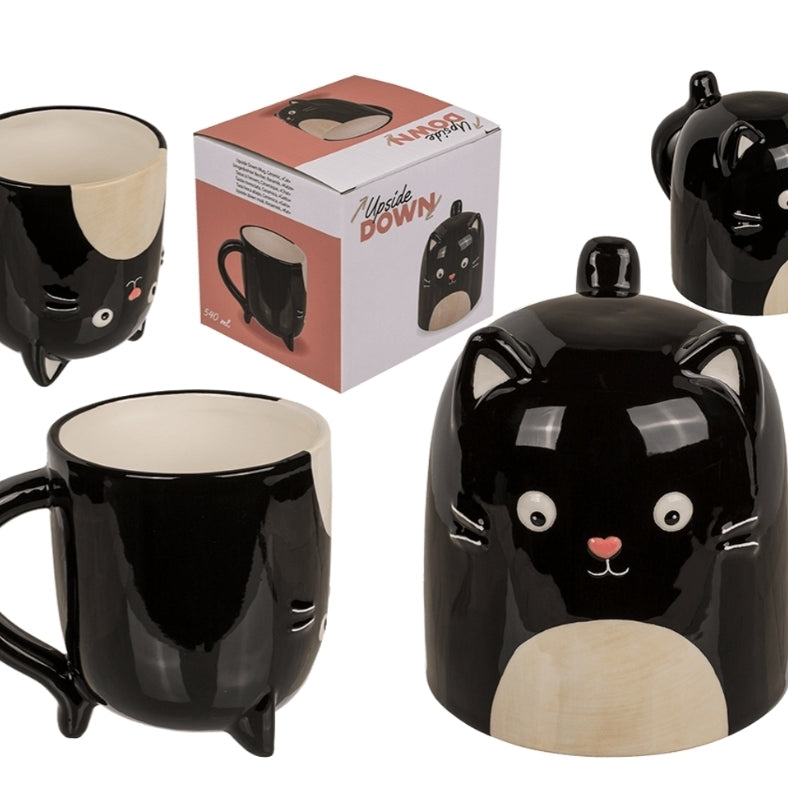 Caneca Reversível Gato 500ml