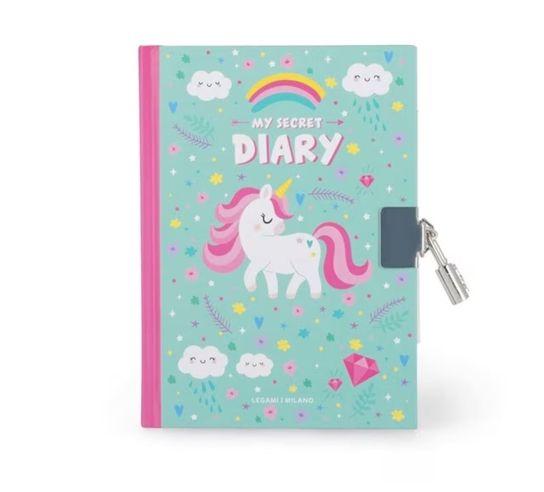 Diário Unicórnio com Chaves Legami