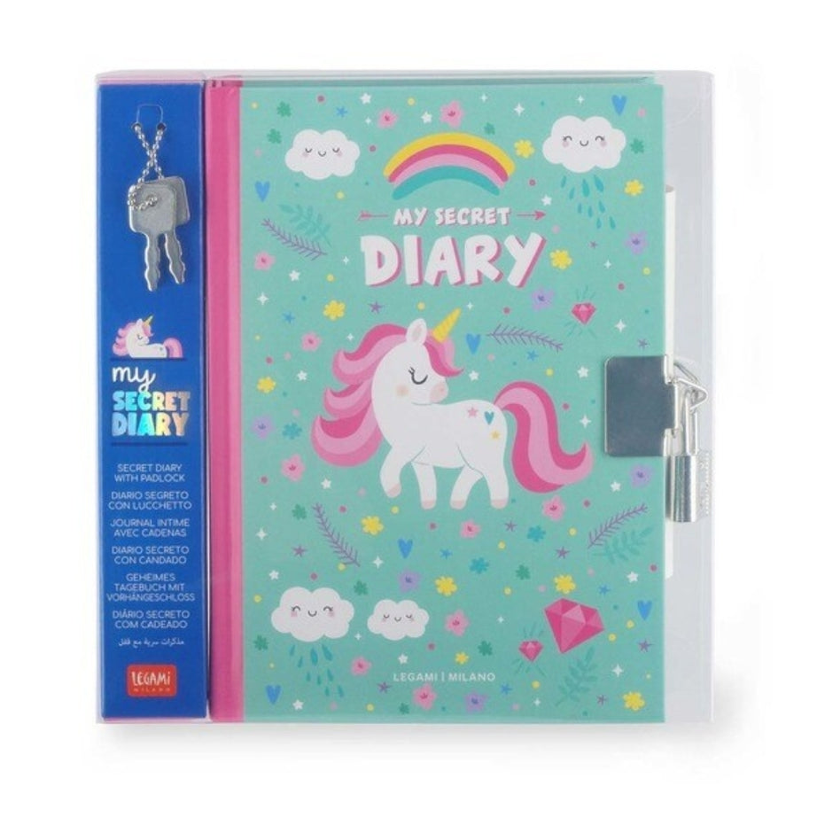 Diário Unicórnio com Chaves Legami