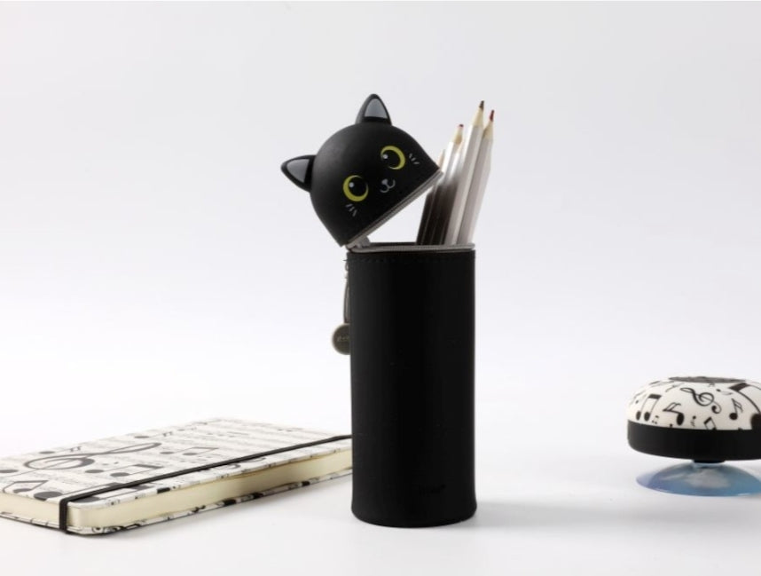 Estojo Silicone Gato Preto