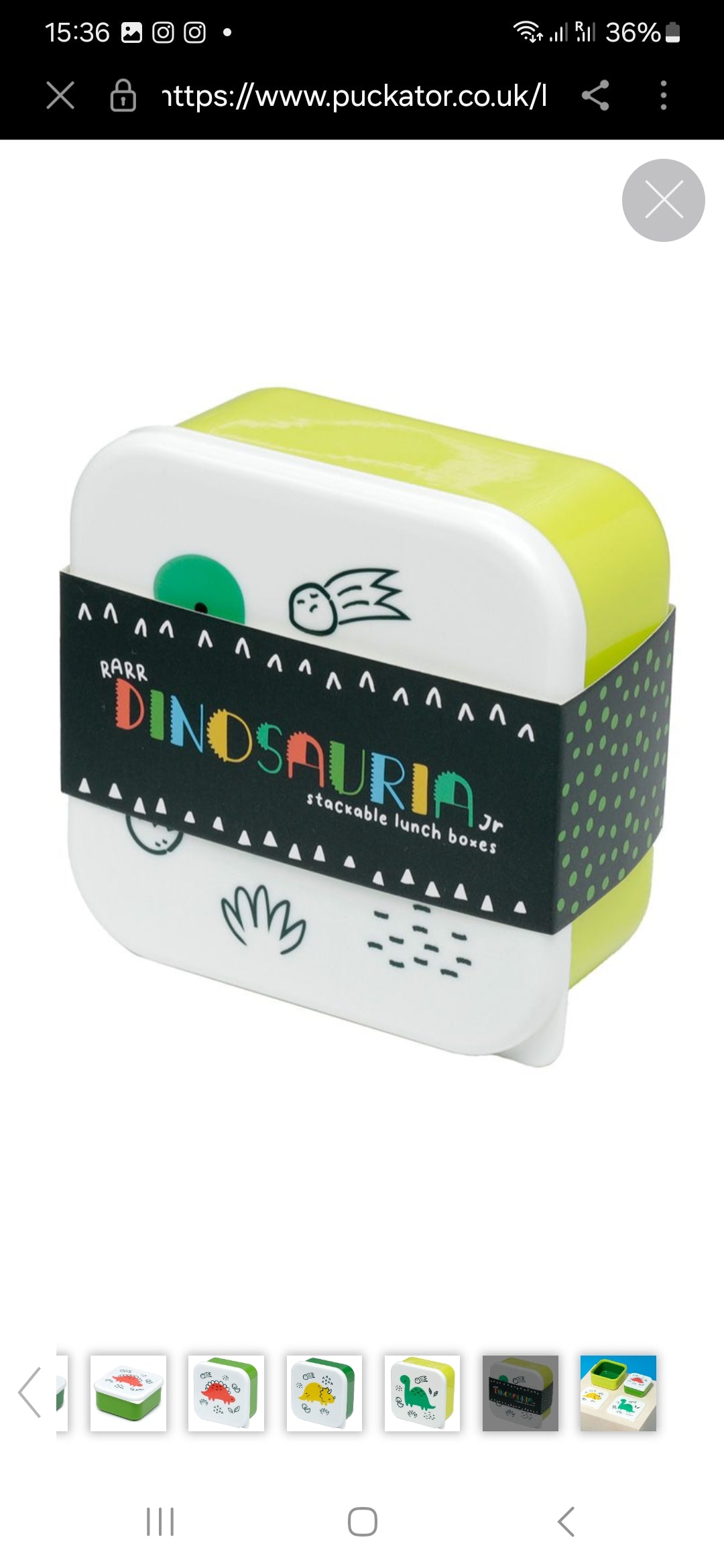 Conjunto 3 Caixas de Lanche Dinossauro