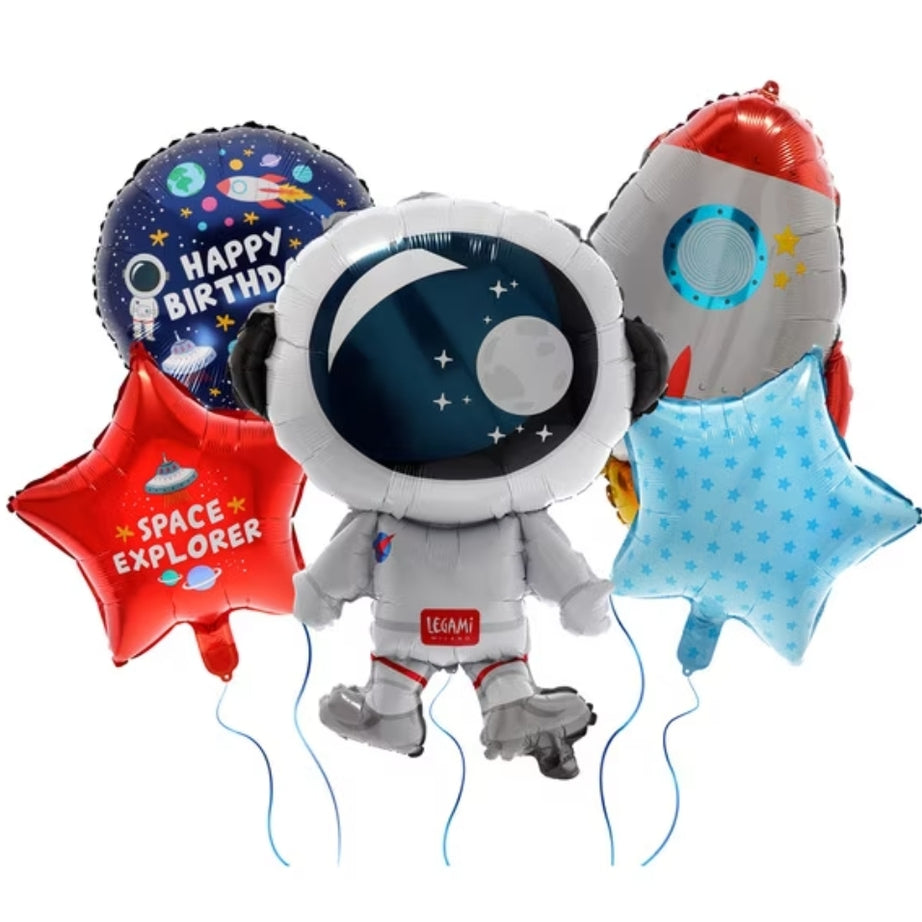 Conjunto de 5 Balões Espaço