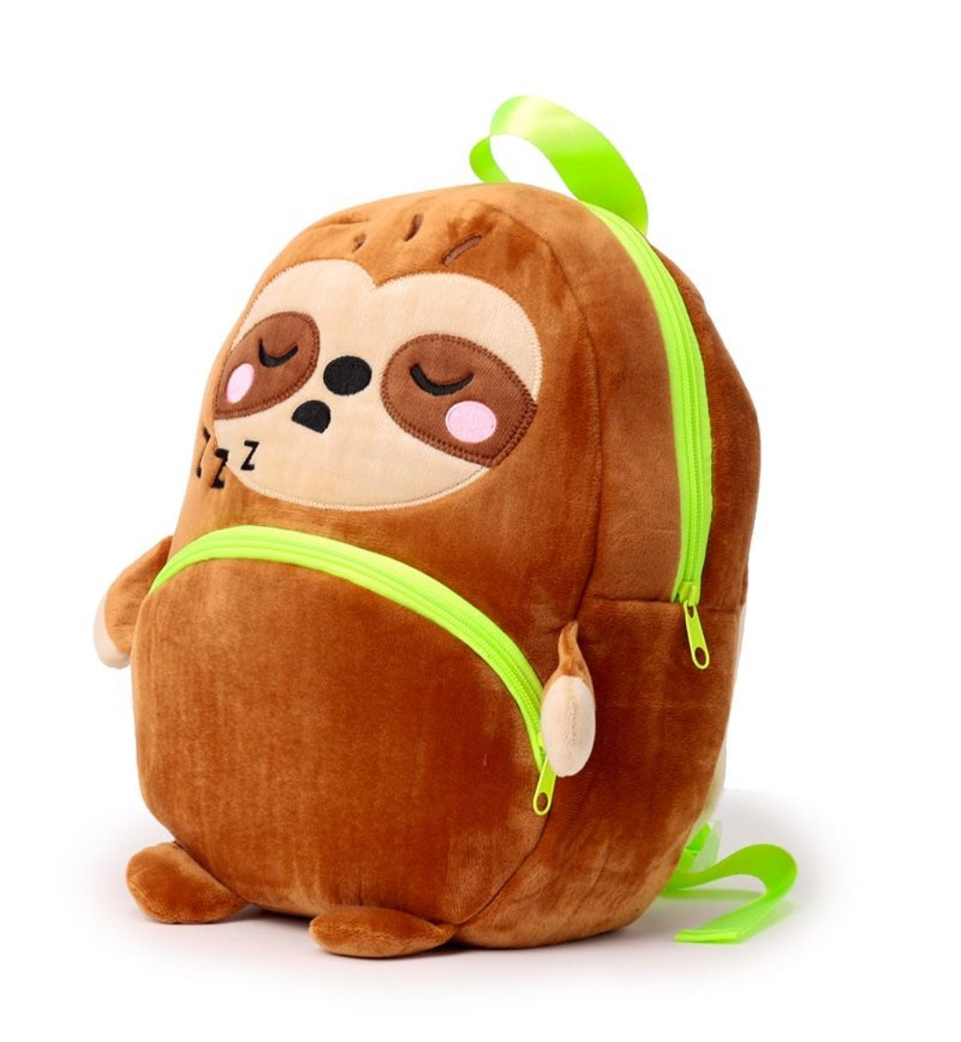 Mochila em Pelúcia Perguiça