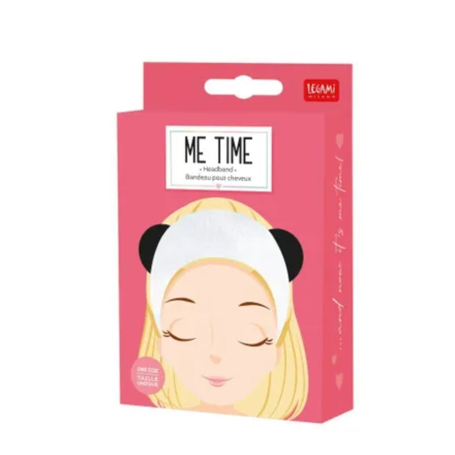 Fita de Cabelo Panda Para Maquilhagem ou Remoção de Máscaras do Rosto