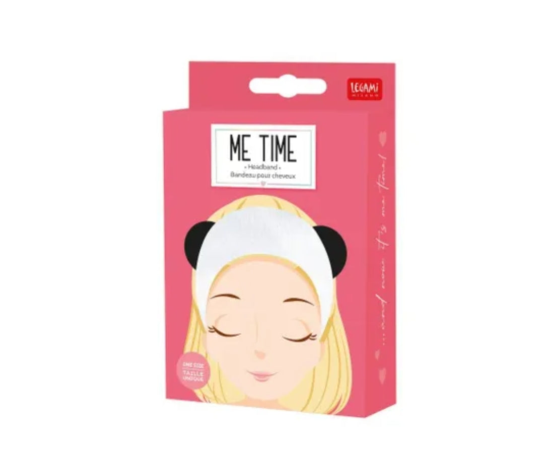 Fita de Cabelo Panda Para Maquilhagem ou Remoção de Máscaras do Rosto