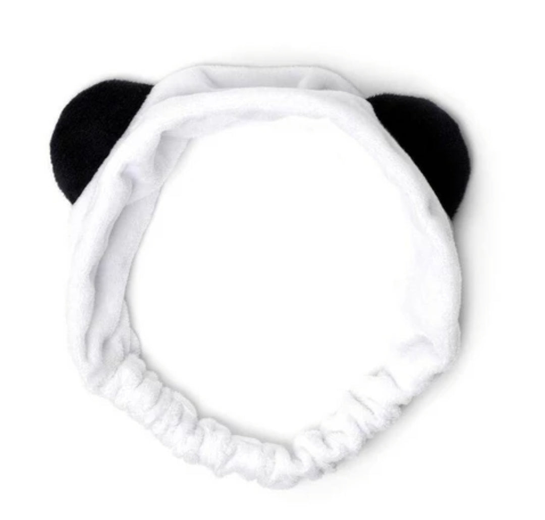 Fita de Cabelo Panda Para Maquilhagem ou Remoção de Máscaras do Rosto
