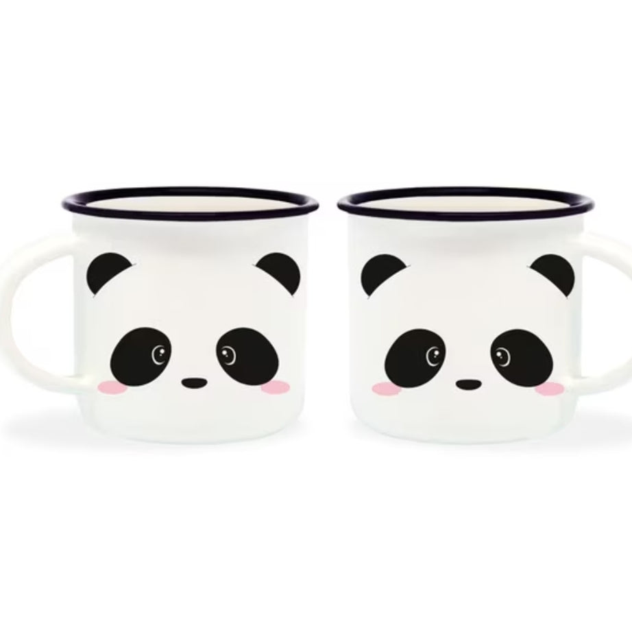Conjunto 2 Chávenas de Café Panda Legami