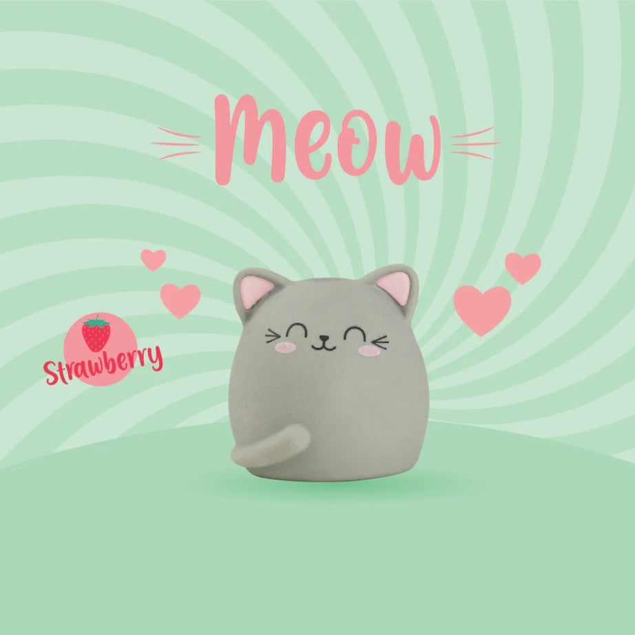 Borracha Perfumada de Morango Gatinho Legami