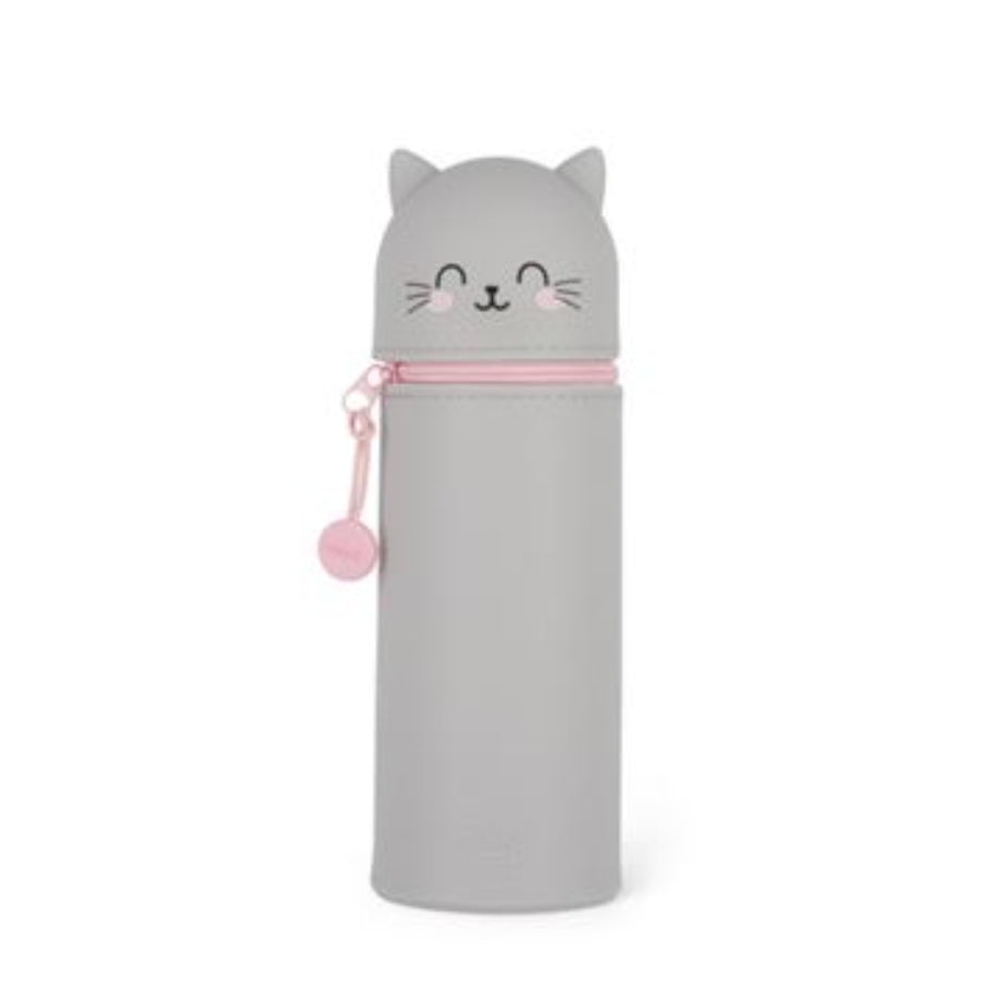 Estojo Silicone Gatinho Cinza - Legami