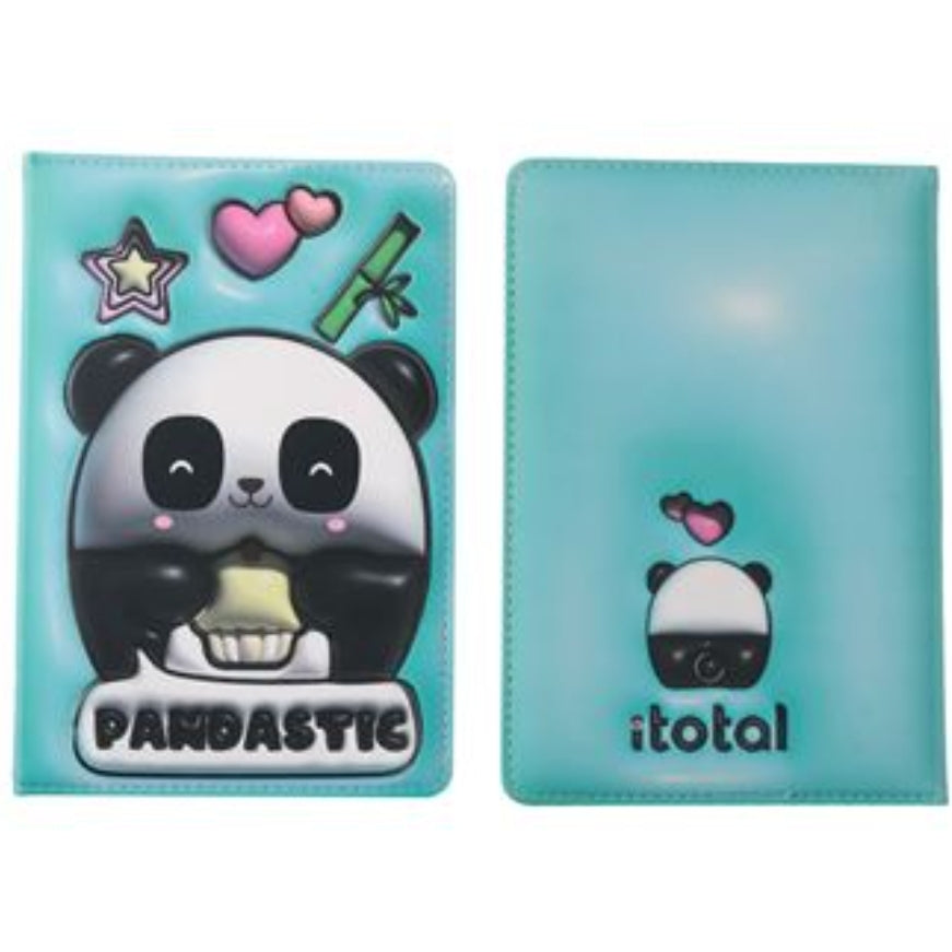 Caderno 3D A5 Liso Panda