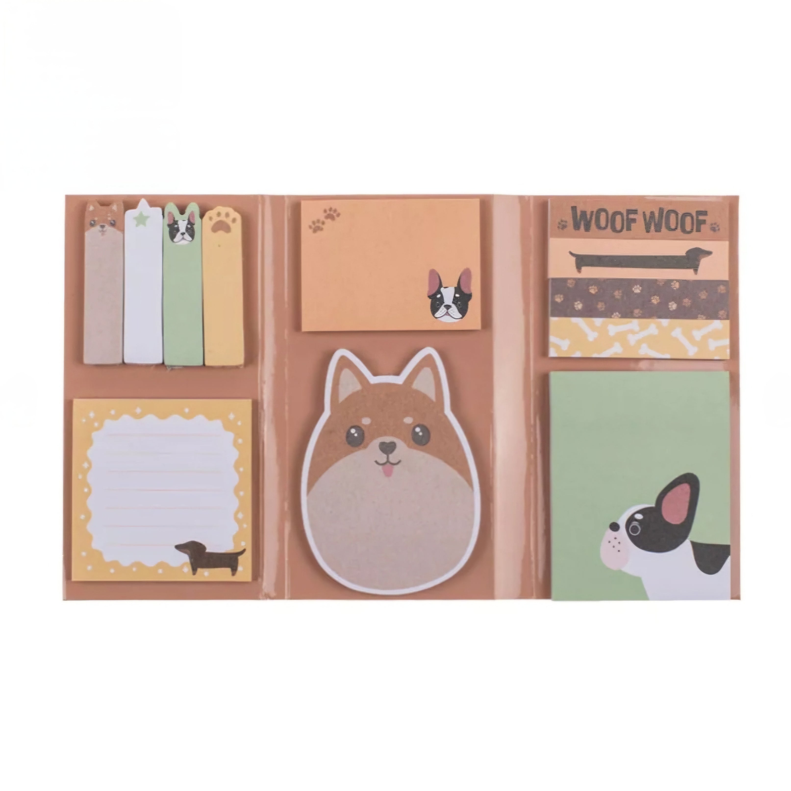 Conjunto de Post-its Cão