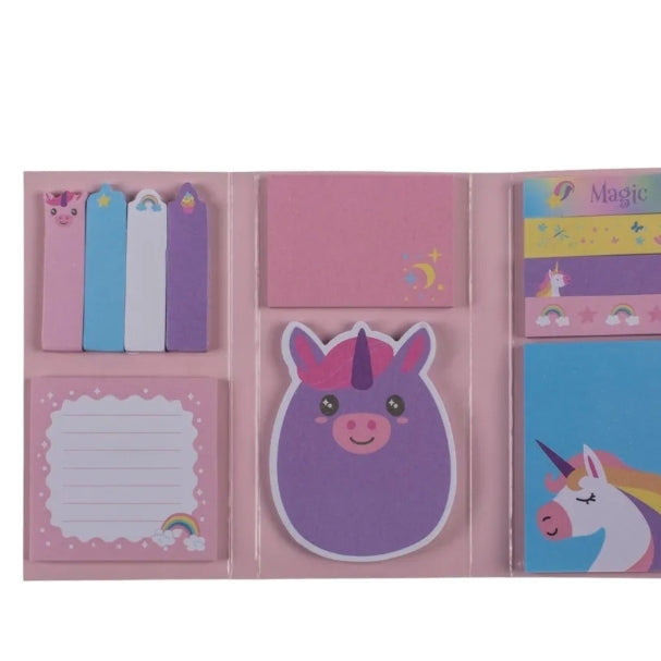 Conjunto Post-Its Unicórnios