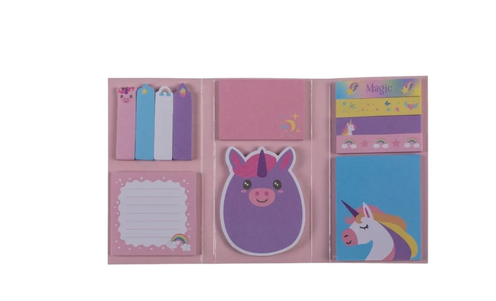 Conjunto Post-Its Unicórnios