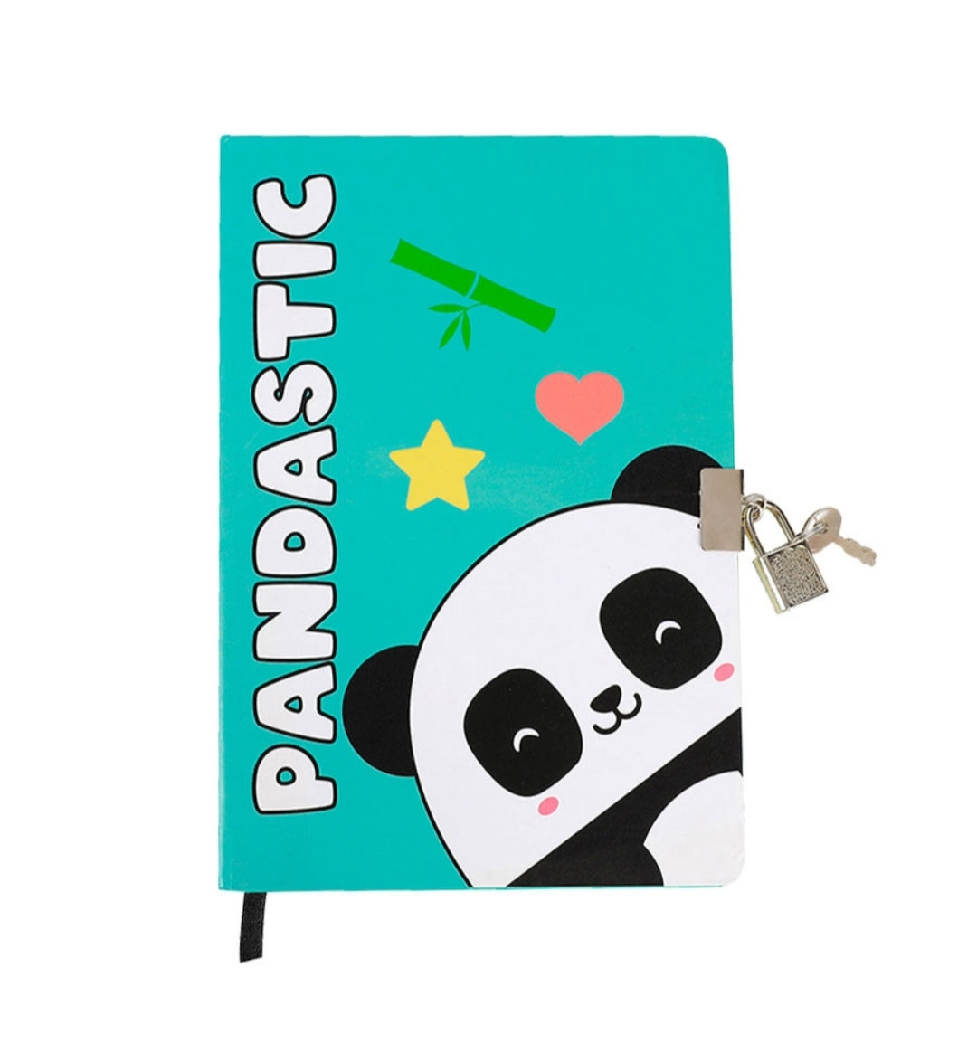 Diário com Chaves Pandastic