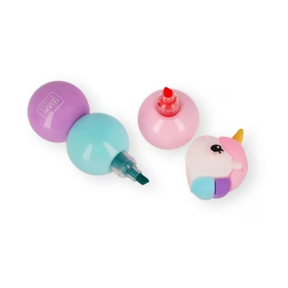 Sublinhador 3 em 1 Únicornio - Legami