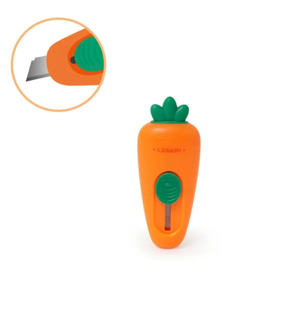 Mini X-acto Retrátil Cenoura - Legami