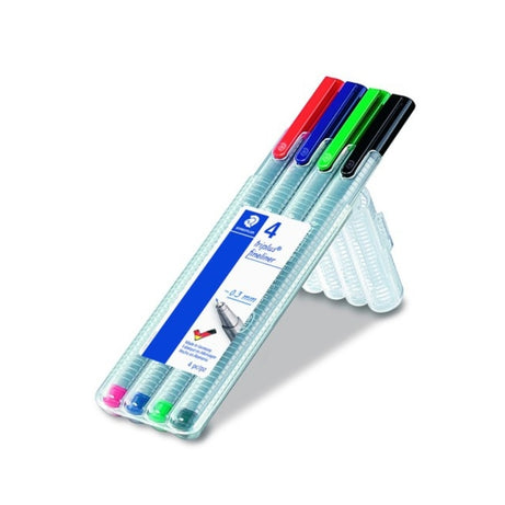 Conjunto 4 Fineliner Staedtler