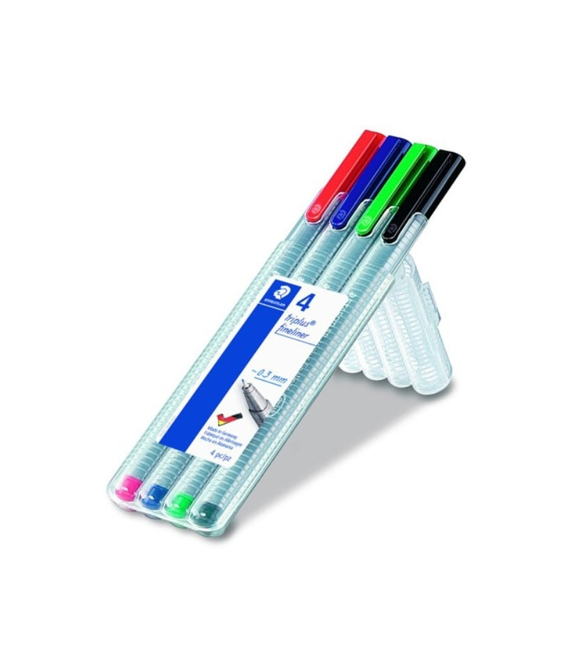 Conjunto 4 Fineliner Staedtler