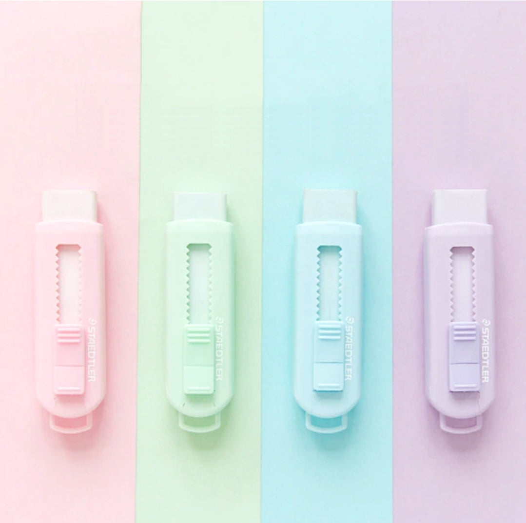 Borracha Retrátil Cores Pastel Staedtler