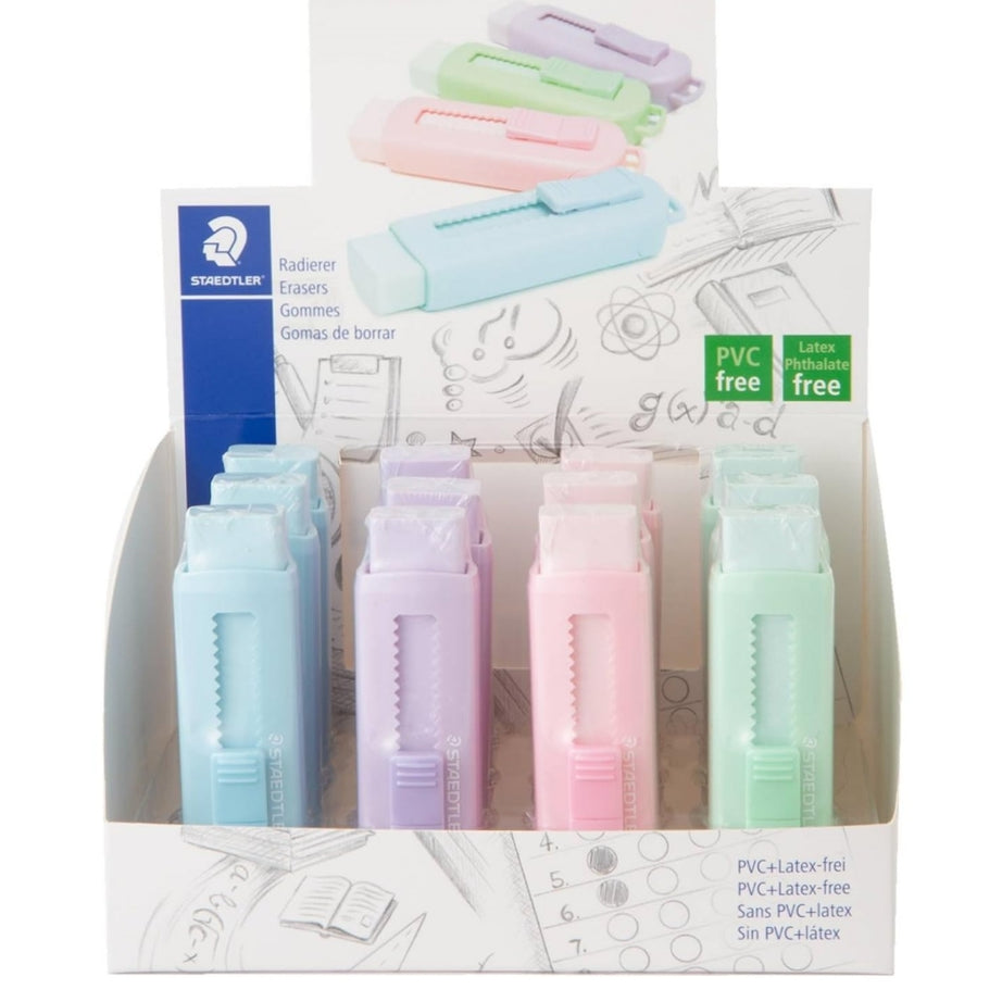 Borracha Retrátil Cores Pastel Staedtler