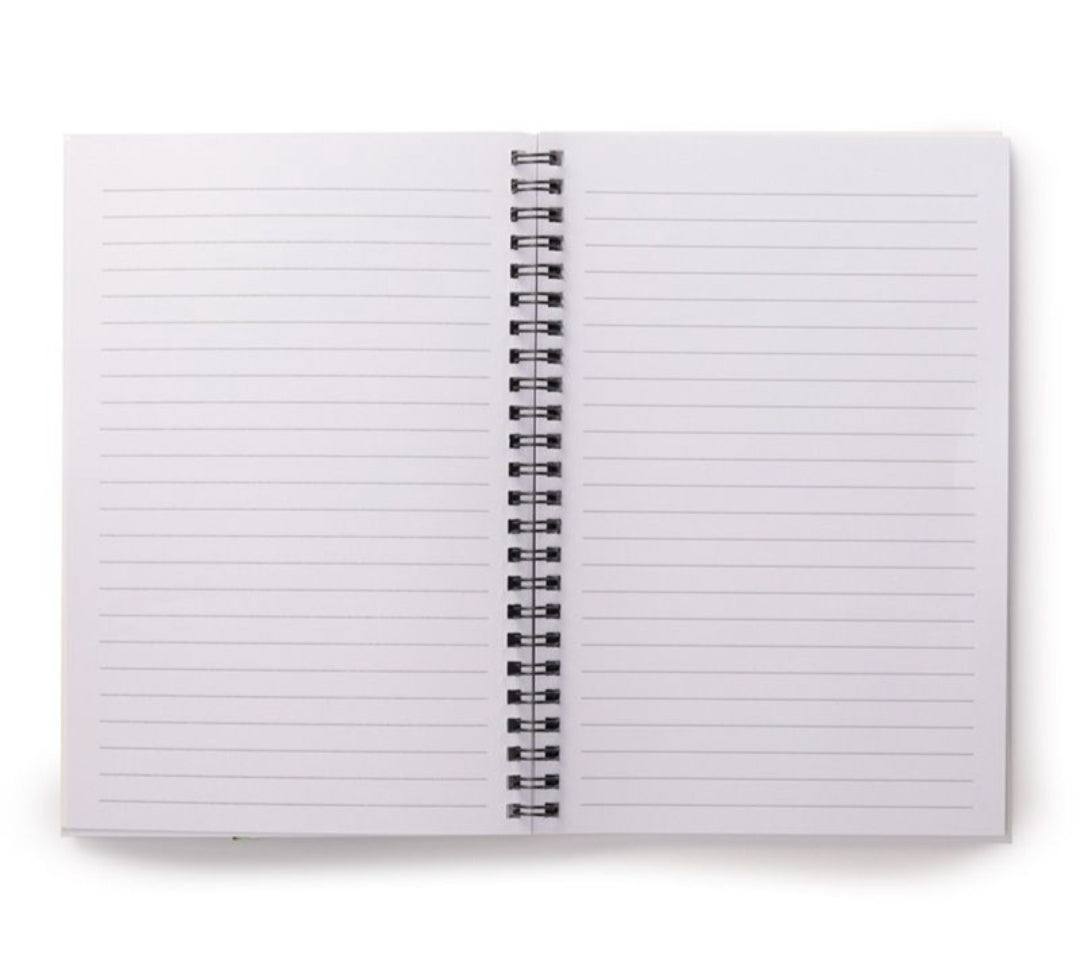 Conjunto 6 de Papelaria - Caderno, Estojo, Lápis, Régua, Afia e Borracha