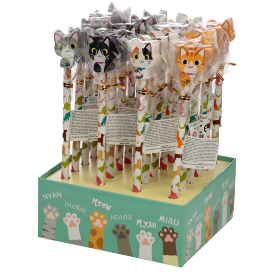 Lápis com Borracha Gatinhos