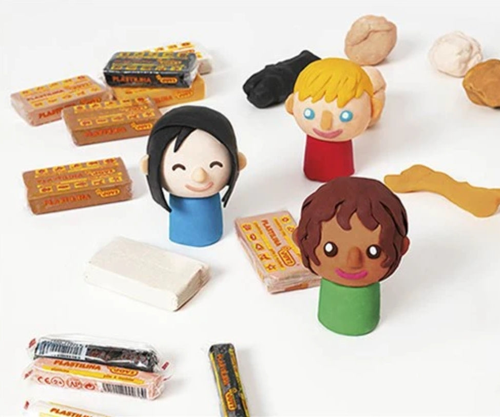 Conjunto 6 Plasticinas Skin Color