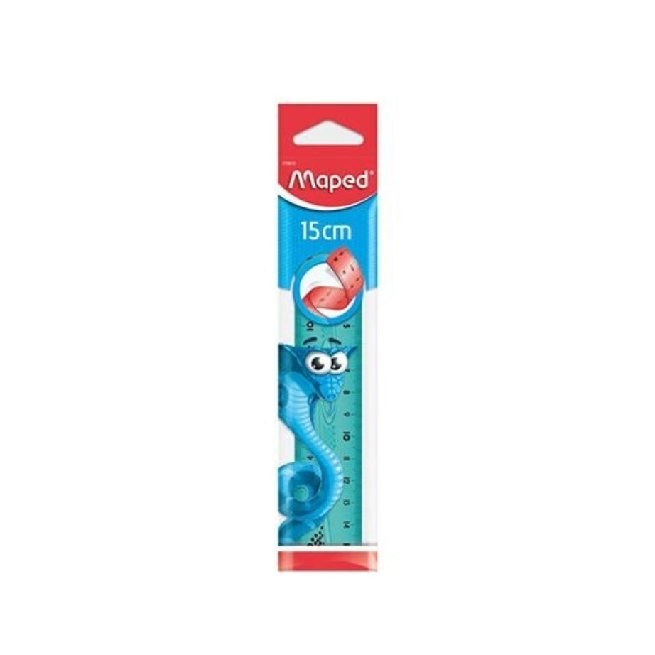 Régua 20cm Azul Inquebrável