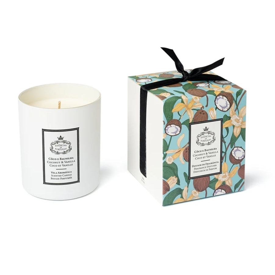Vela Aromática Côco  e Baunilha