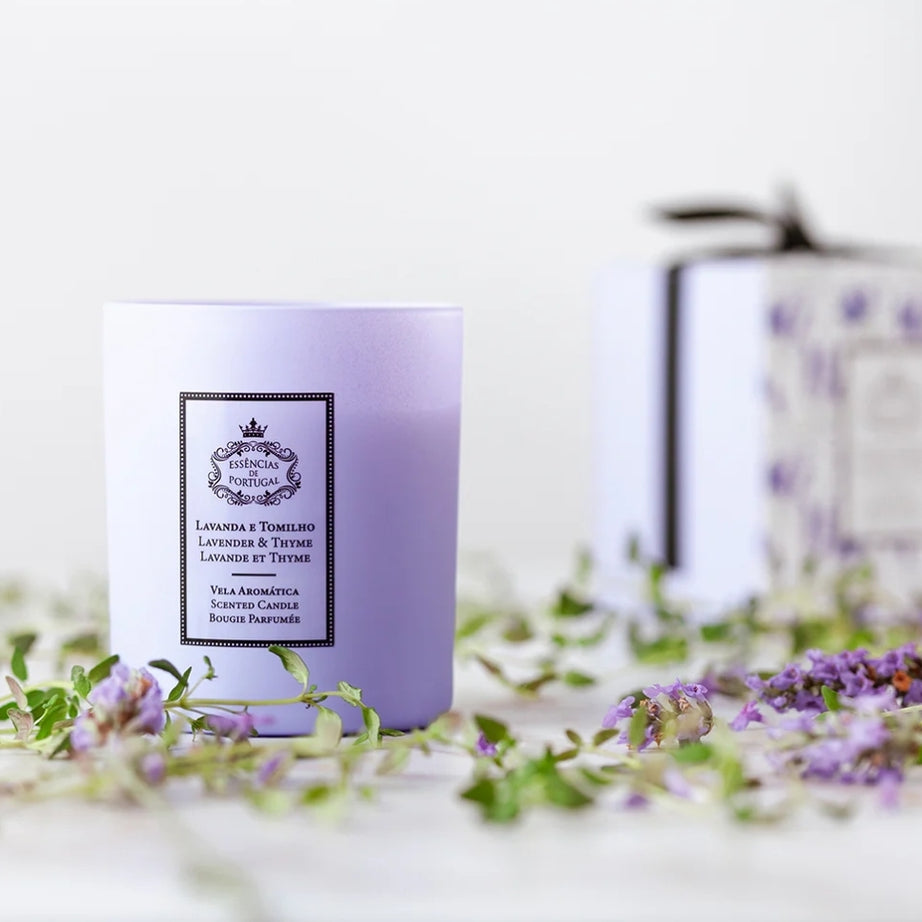 Vela Aromática Lavanda e Tomilho