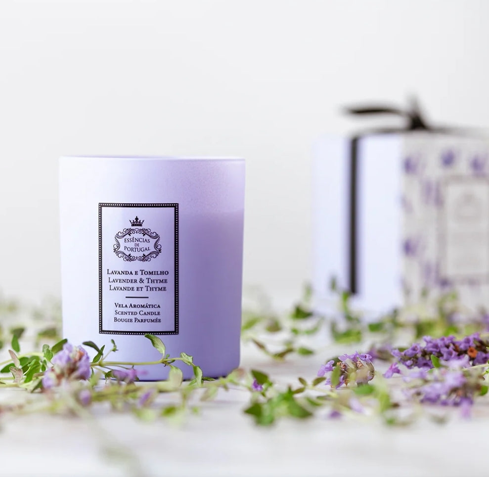 Vela Aromática Lavanda e Tomilho