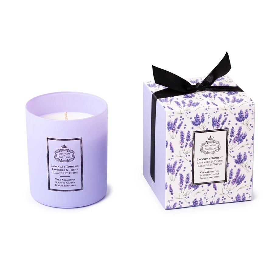 Vela Aromática Lavanda e Tomilho