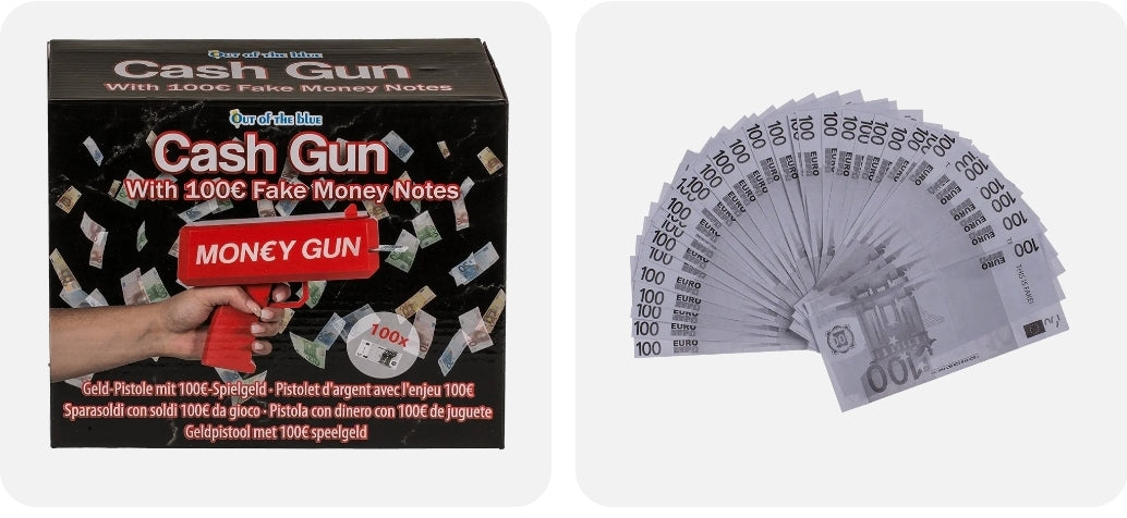 Pistola Disparar Dinheiro