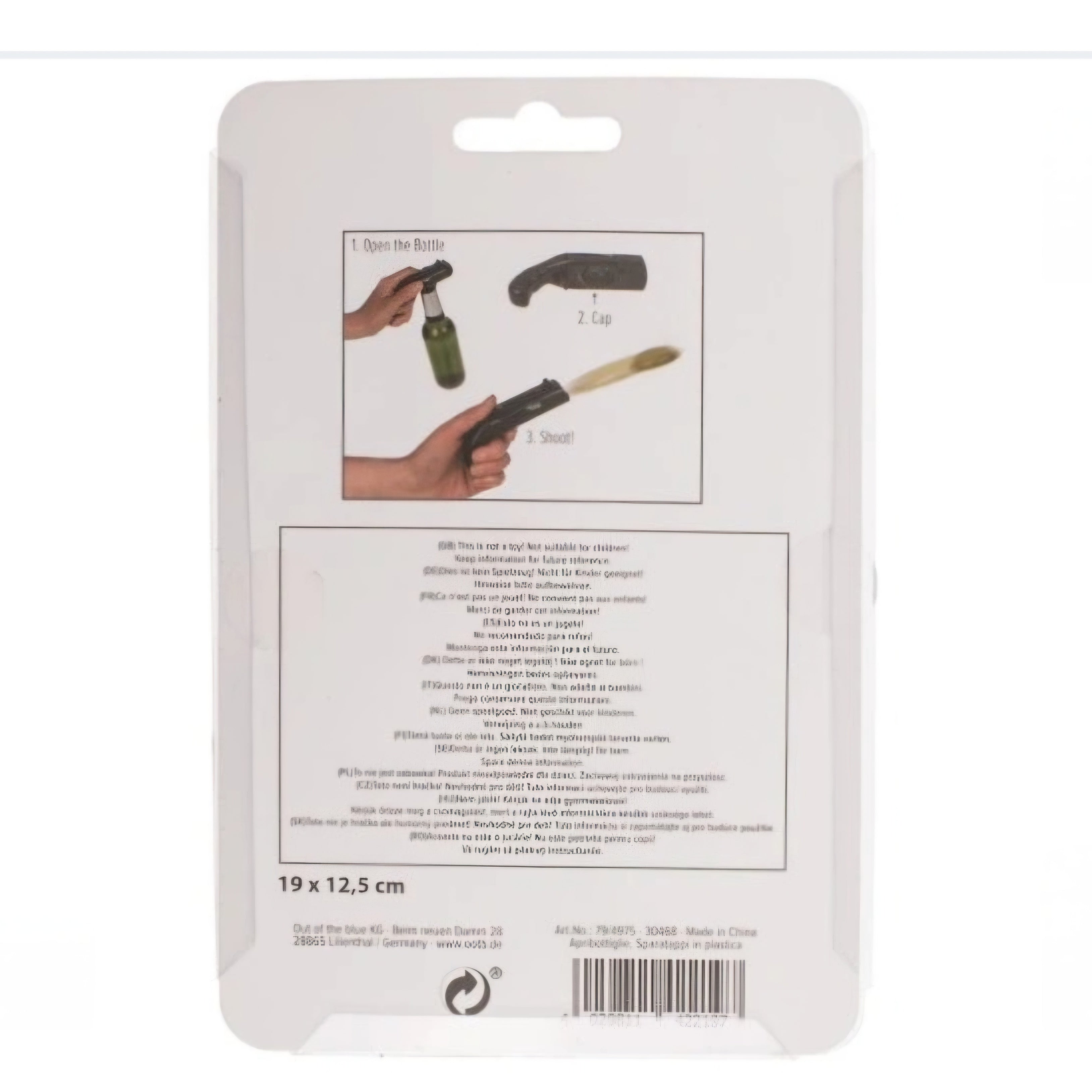 Pistola Abre e Dispara Caricas