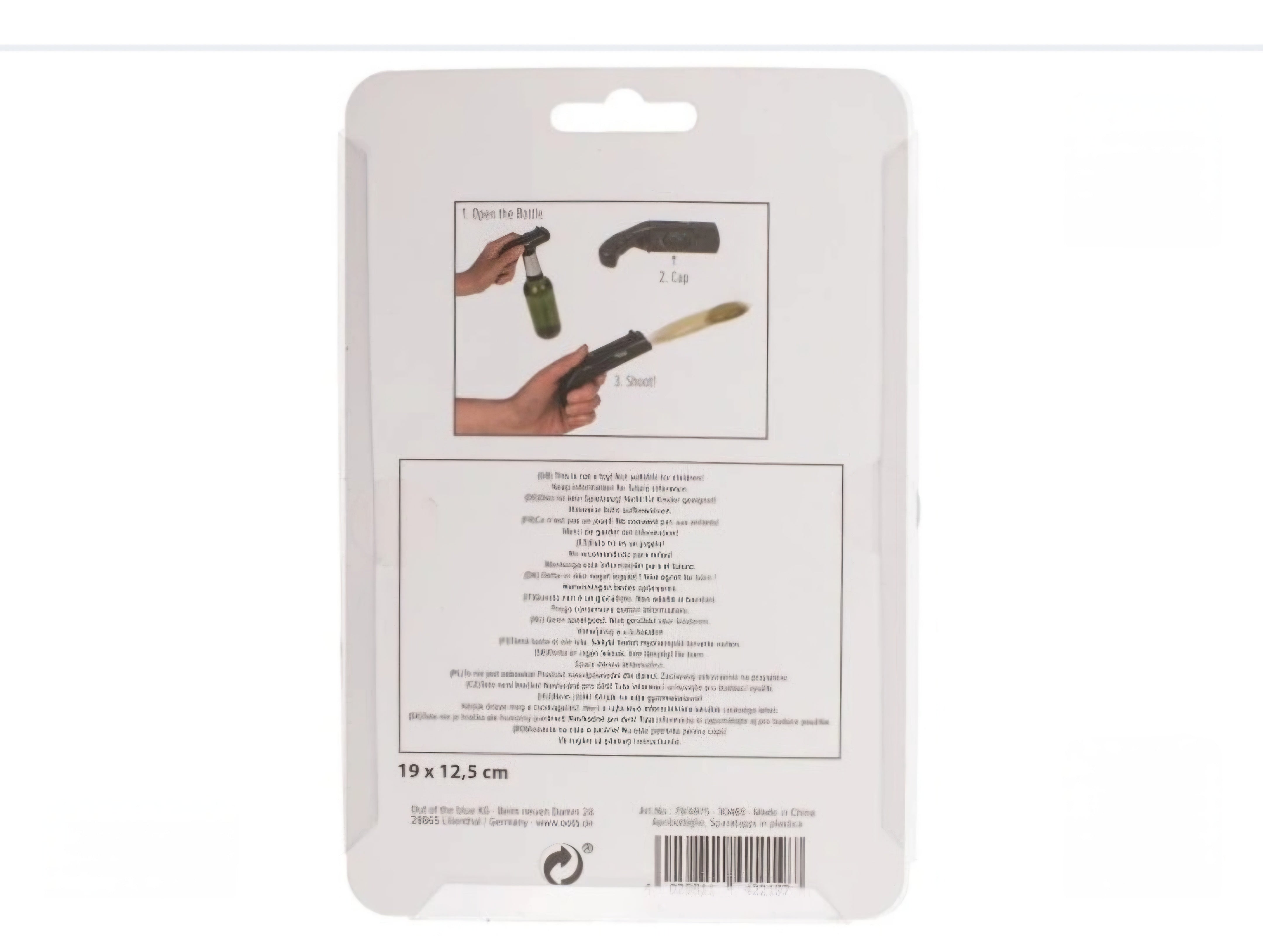 Pistola Abre e Dispara Caricas