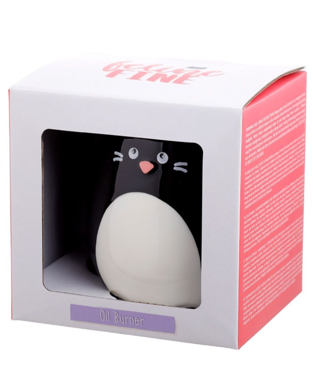 Queimador de óleos em cerâmica - Gato Feline Fine