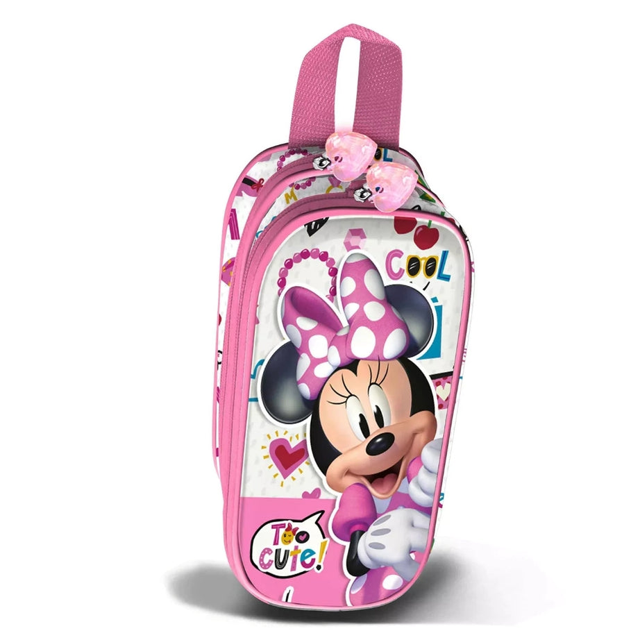 Estojo Duplo 3D Minnie