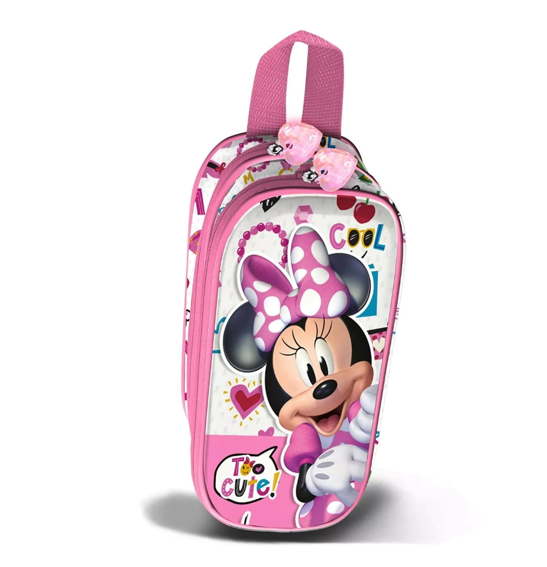 Estojo Duplo 3D Minnie