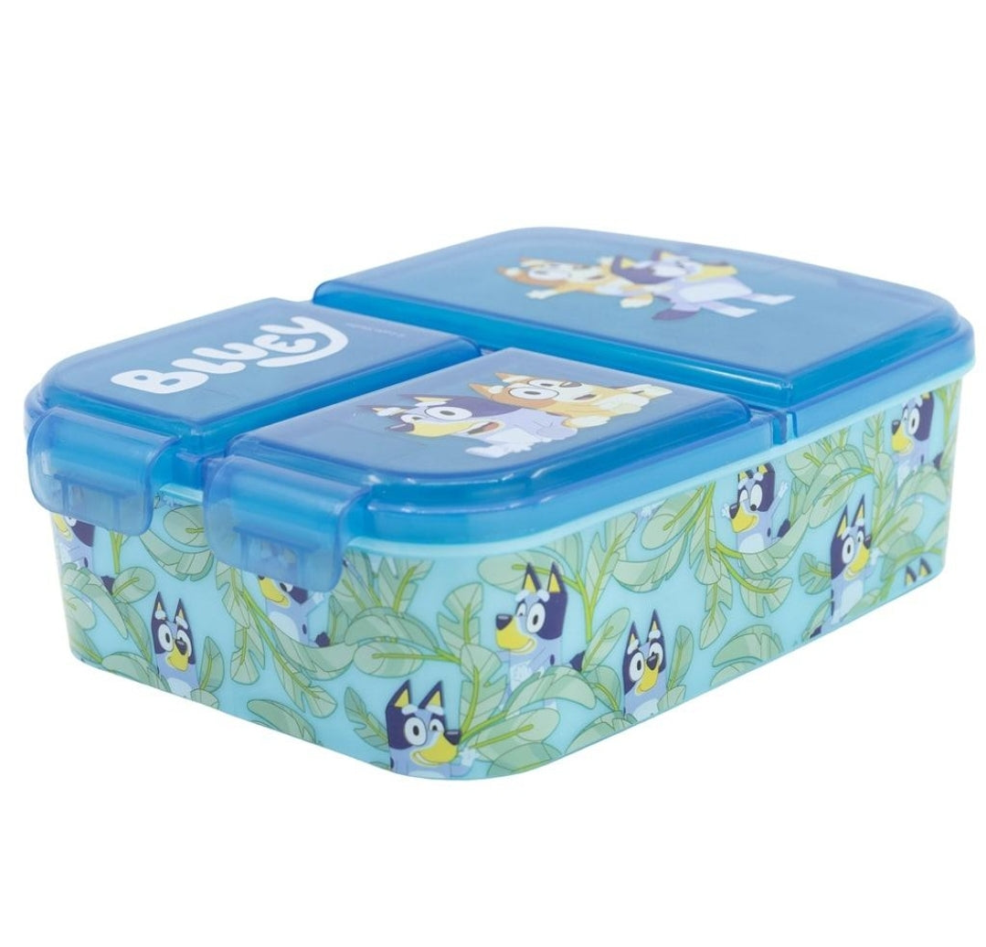 Caixa Lanche com Divisórias Bluey