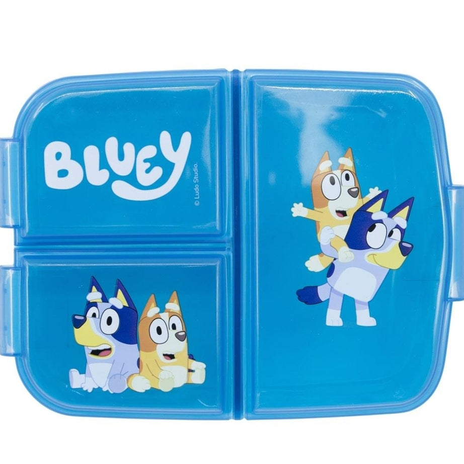 Caixa Lanche com Divisórias Bluey