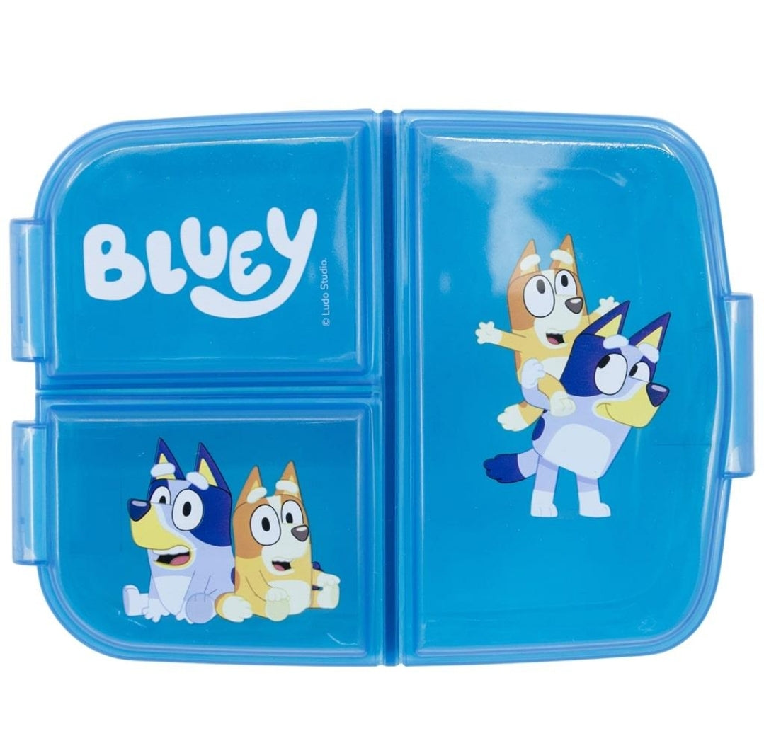 Caixa Lanche com Divisórias Bluey