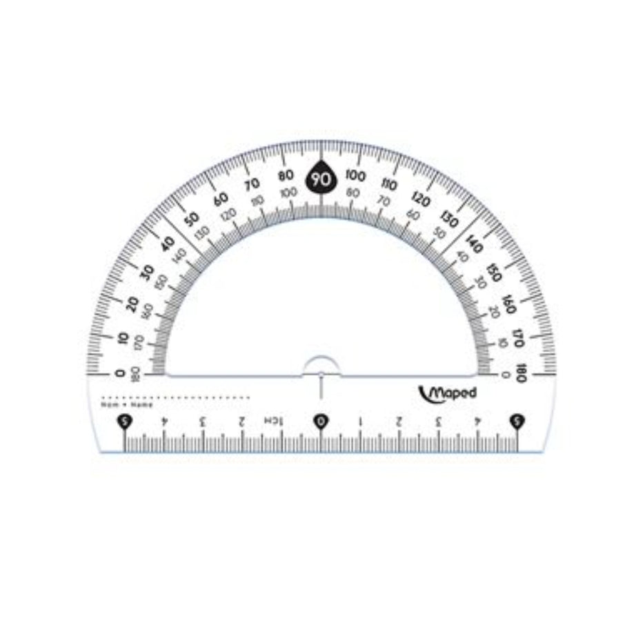 Transferidor 180° 12cm Maped