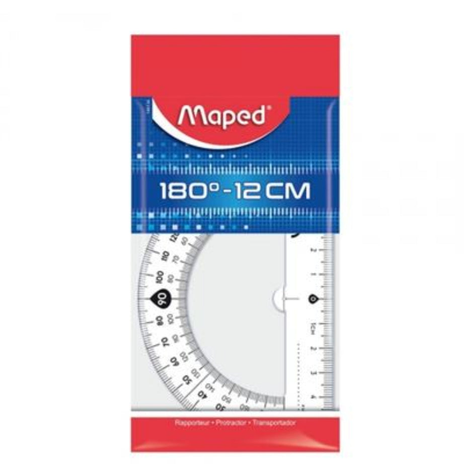 Transferidor 180° 12cm Maped