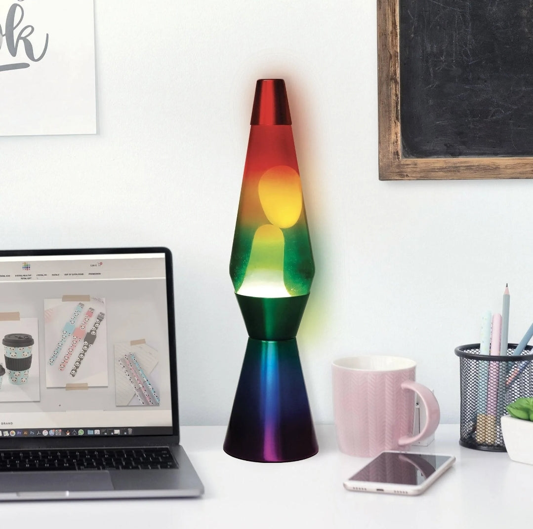 Candeeiro de Lava Multicolor