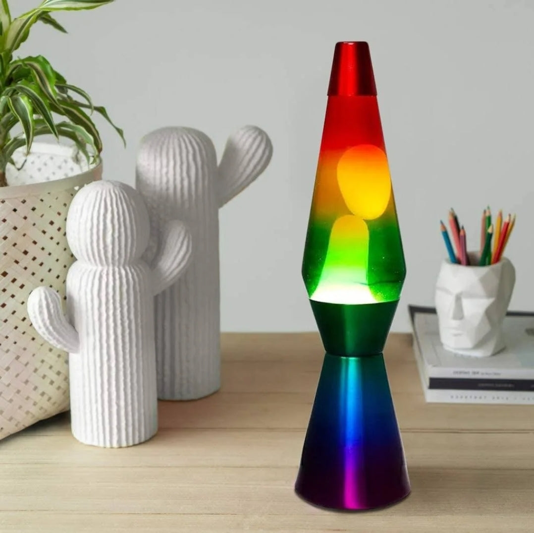 Candeeiro de Lava Multicolor