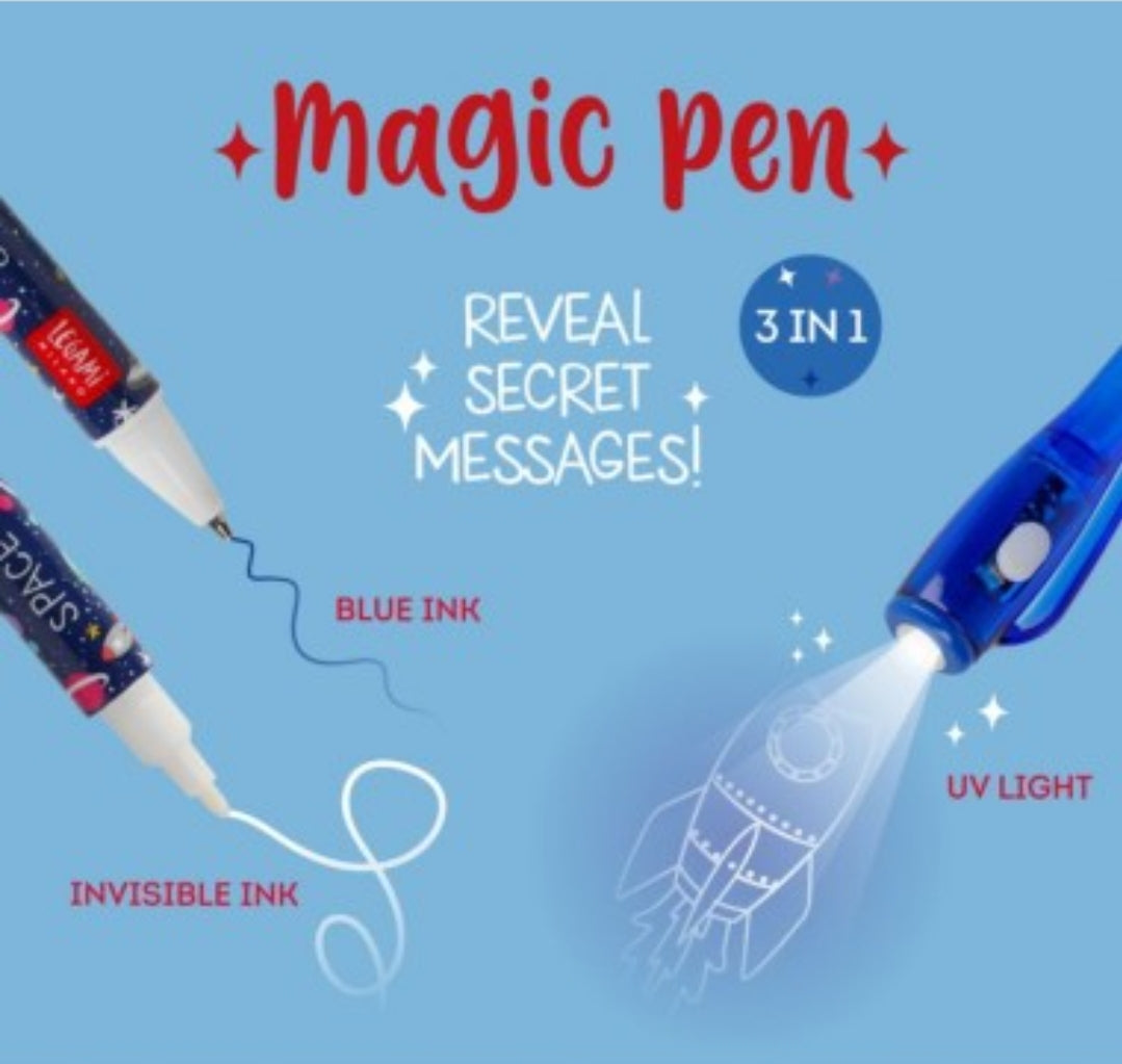 Caneta Mágica Tinta Invisível Espaço - Legami