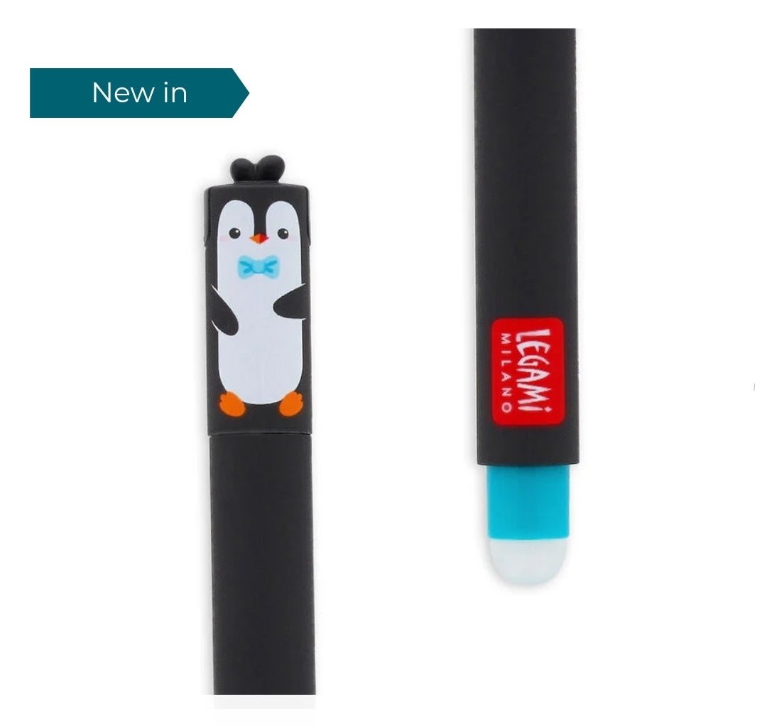 Caneta Apagável Pinguim